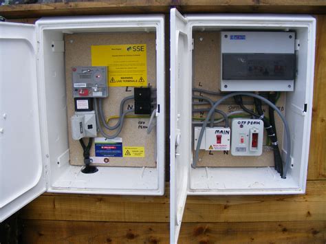 typical residential electrical supply cabinet